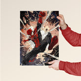 Dynamic Spider-Man Comic Art Poster